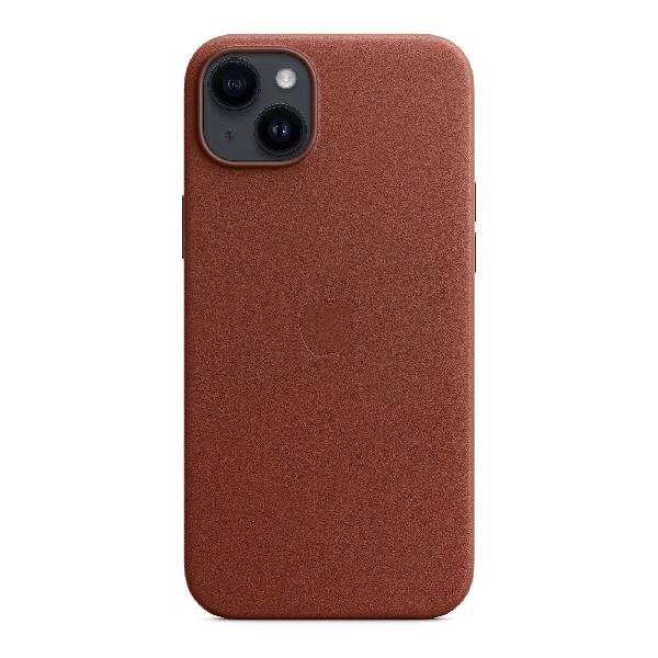 

Чехол кожаный Apple iPhone 14 Plus с MagSafe, umber, Коричневый
