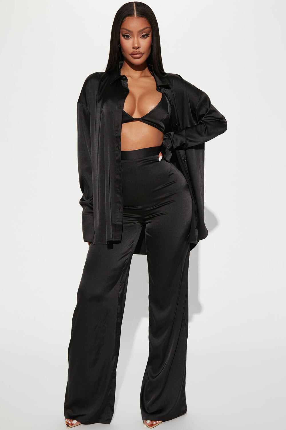 

Брюки Fashion Nova IMSET61365, черный