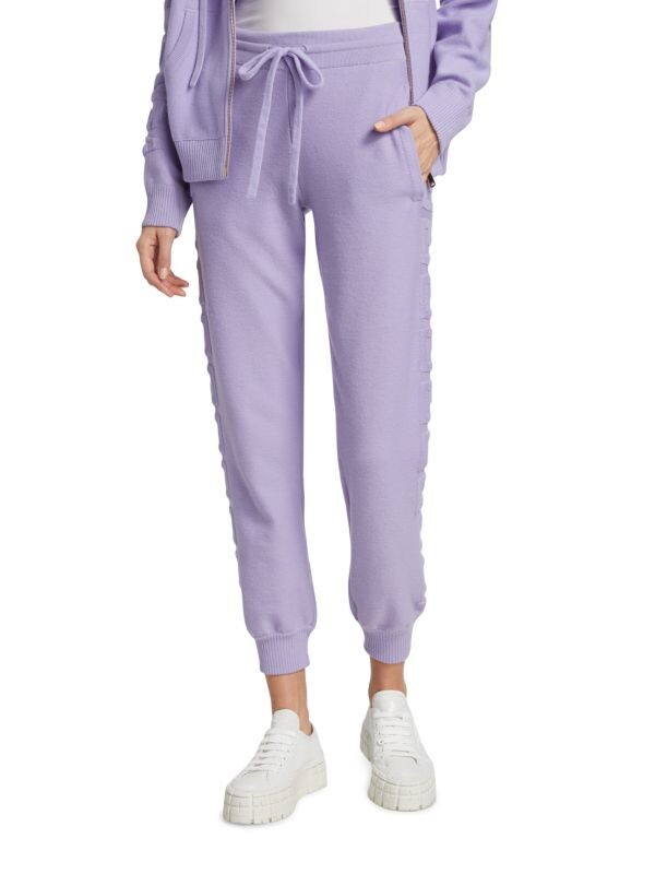 

Джоггеры Versace с тиснением, lilac