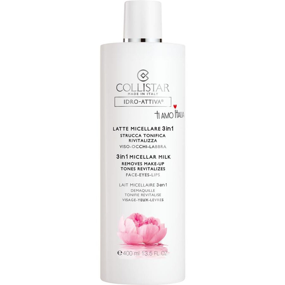 

Collistar Idro-Attiva 3in1 Micellar Milk мицеллярное очищающее молочко 400мл