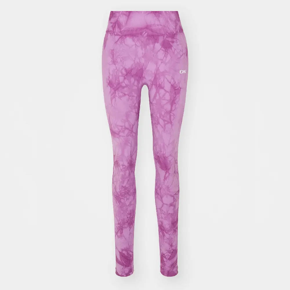 

Леггинсы Icaniwill Define Seamless Tie Dye, сиреневый