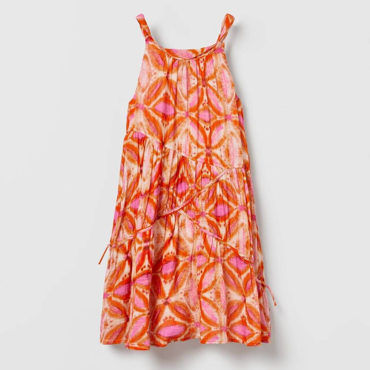 

Сарафан Zara Printed, оранжевый/розовый