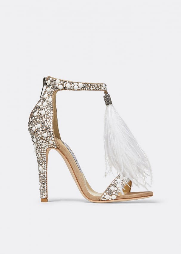 

Сандалии JIMMY CHOO Viola 110 sandals, белый