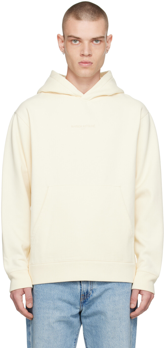 

Толстовка без шнурков Off-White Maison Kitsuné, Белый