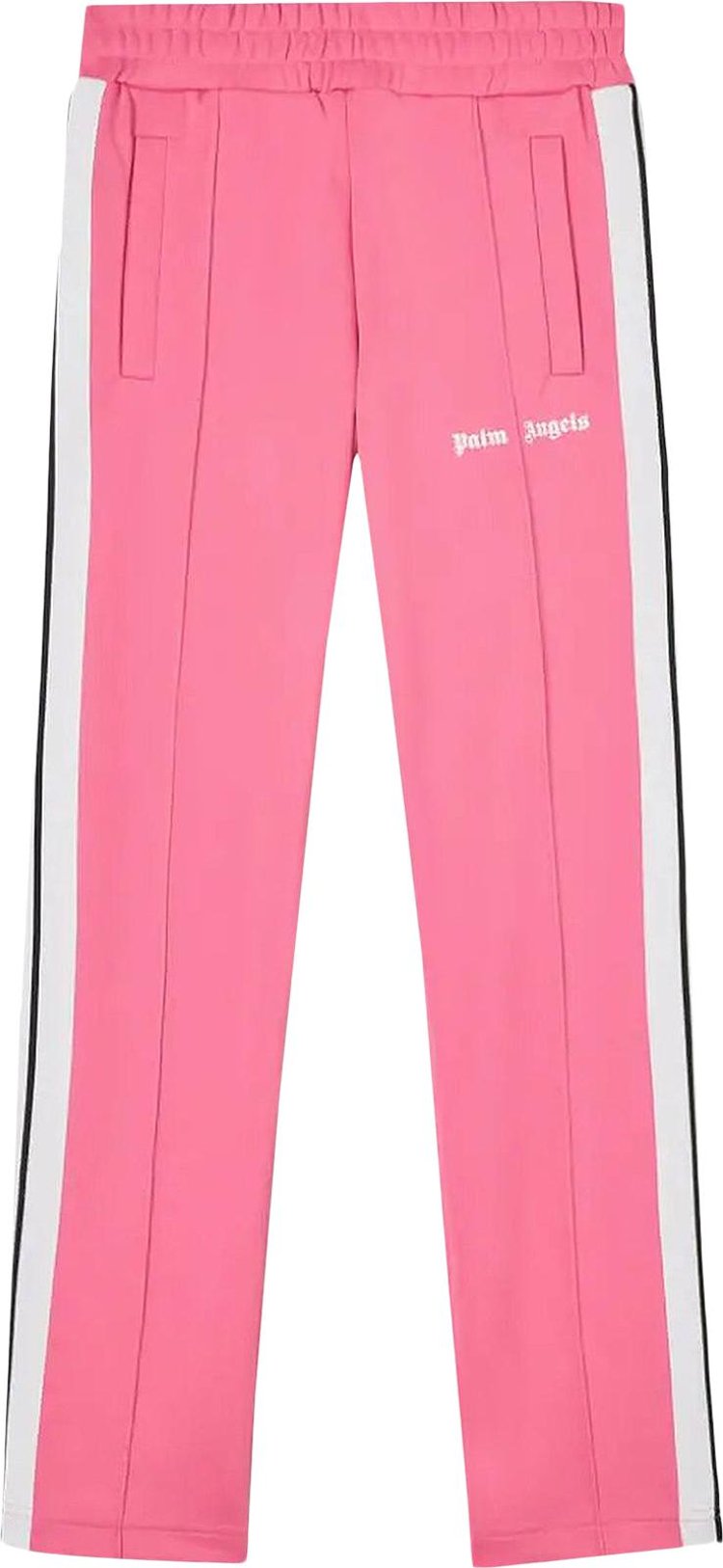 Брюки Palm Angels Track Pants 'Fuchsia/White', фиолетовый - фото