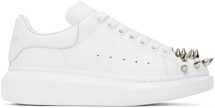 

Белые массивные кеды Alexander McQueen