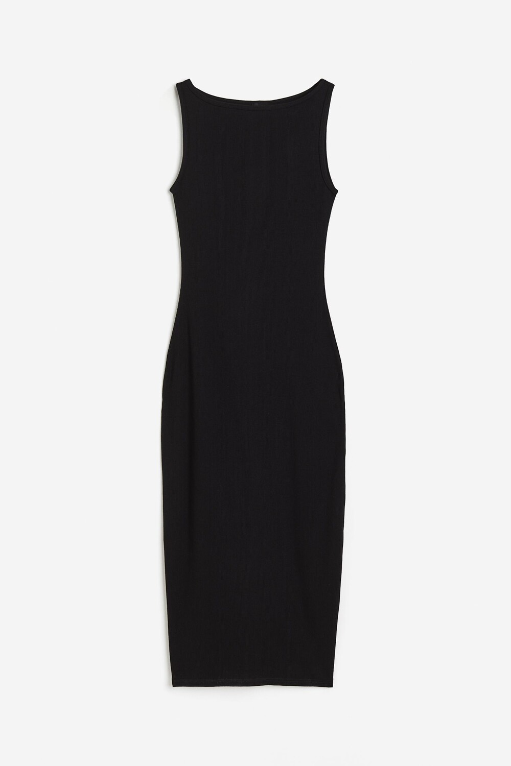 

Платье H&M Ribbed Bodycon, черный