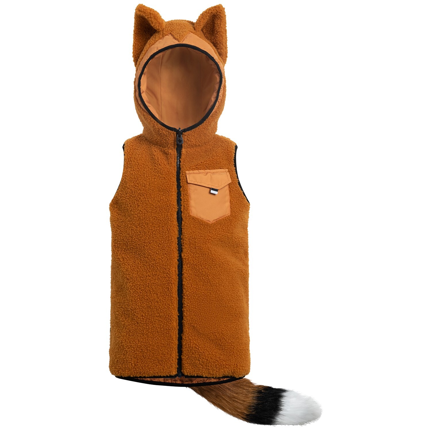 

Веселая одежда WeeDo FOXDO Fox Fleece Vest - Детская, коричневый
