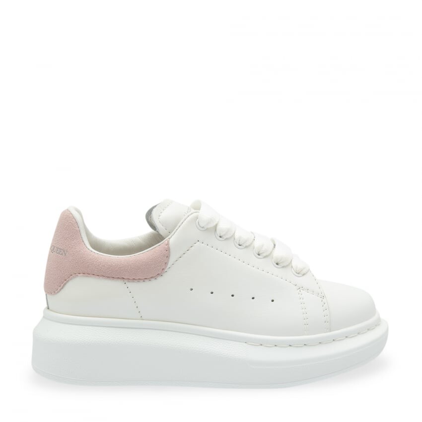 

Кроссовки ALEXANDER MCQUEEN Oversized leather sneakers, белый
