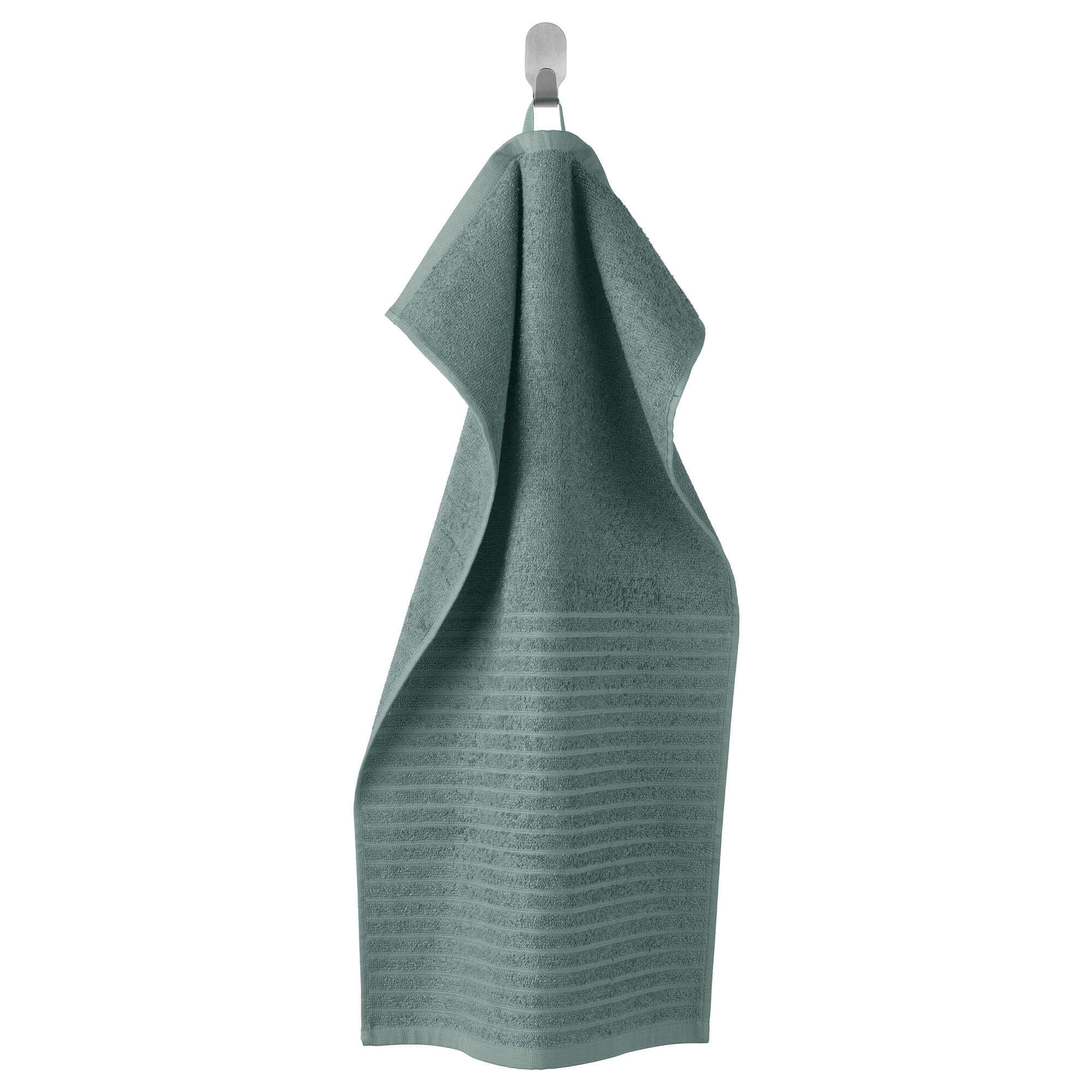 Полотенце для рук IKEA Vågsjön 40x70 см, зеленый полотенце для рук домашнее милое впитывающее кухонное полотенце полотенце для ленивой тряпки салфетка однотонное детское полотенце для