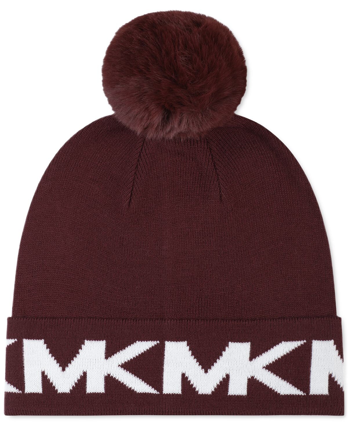 

Женская вязаная шапка с логотипами Michael Kors
