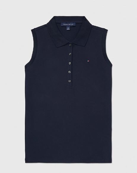 

Поло без рукавов Tommy Hilfiger Solid Sleeveless, темно-синий