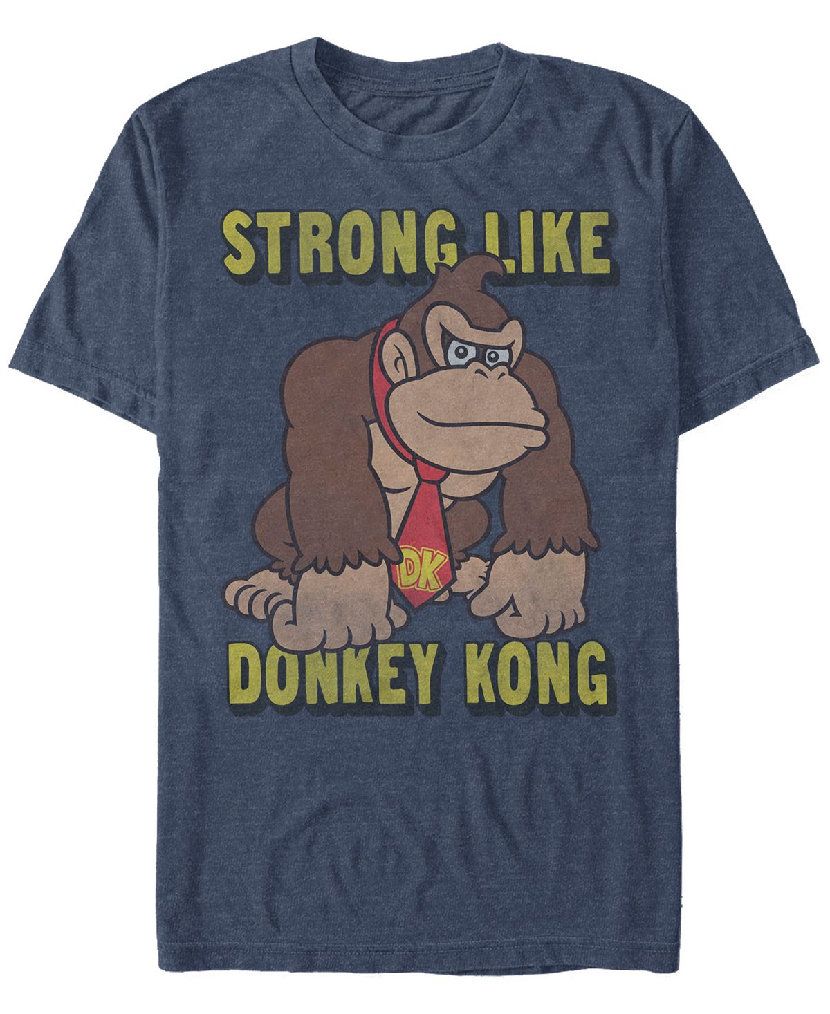 Мужская футболка с коротким рукавом nintendo donkey kong strong like donkey kong Fifth Sun, мульти цена и фото
