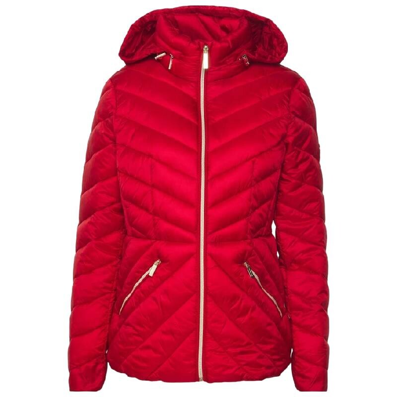 

Куртка Michael Kors Chevron Quilted Packable, малиновый