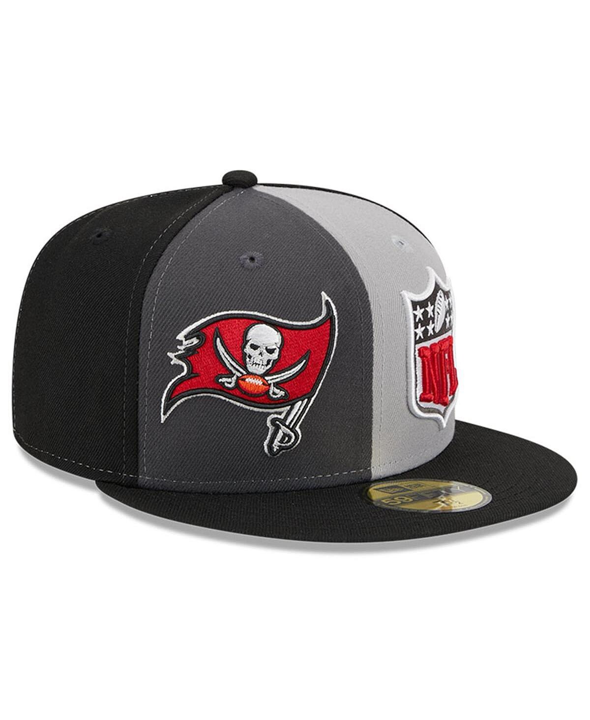 

Мужская серо-черная кепка Tampa Bay Buccaneers 2023 Sideline 59FIFTY New Era