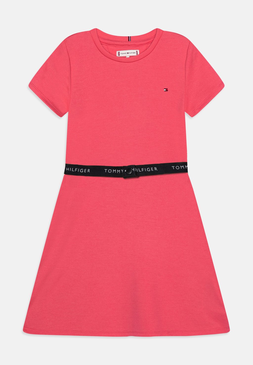 Платье из джерси Essential Skater Dress Tommy Hilfiger, цвет glamour pink