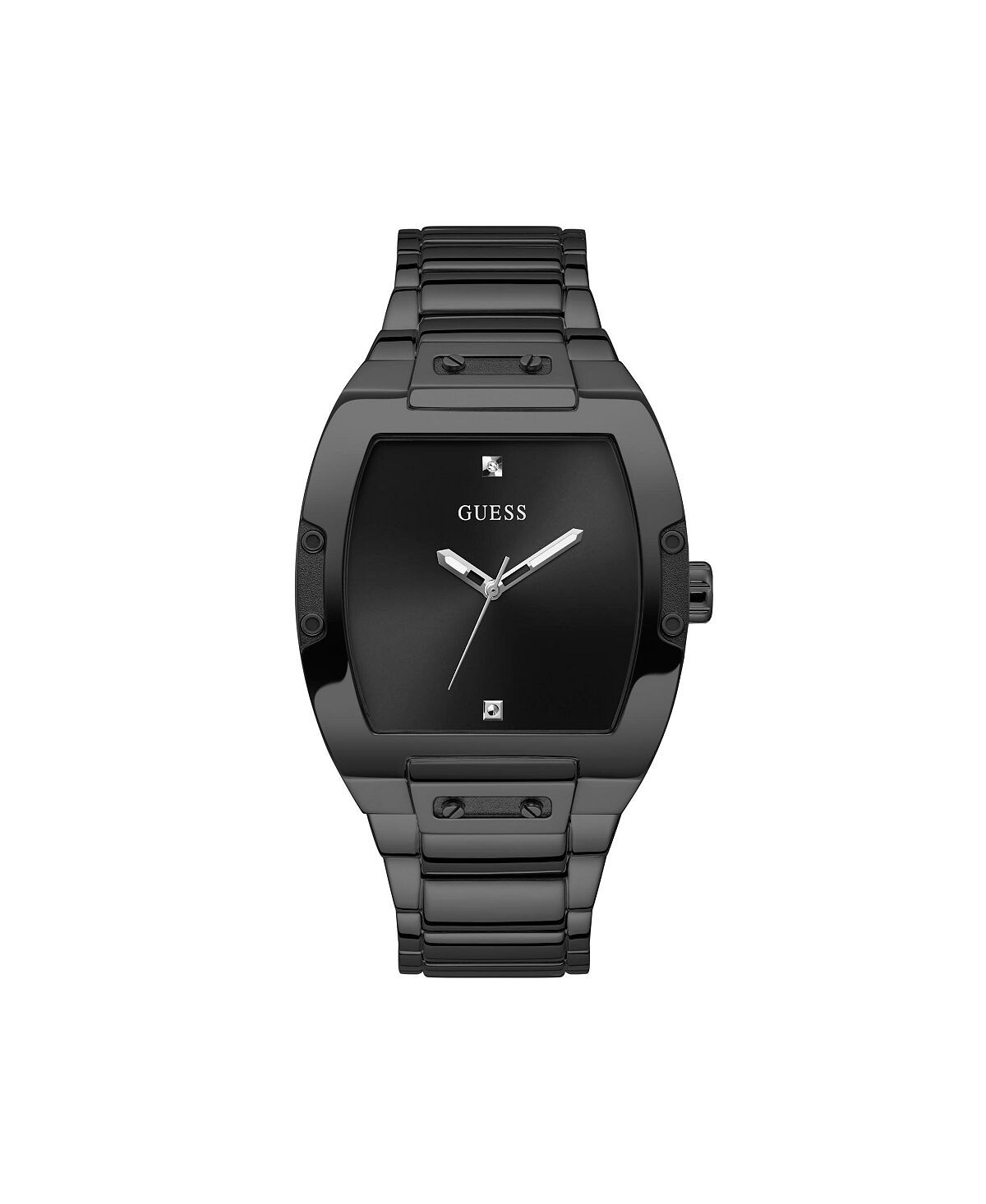 

Мужские черные часы-браслет из нержавеющей стали 43 мм GUESS