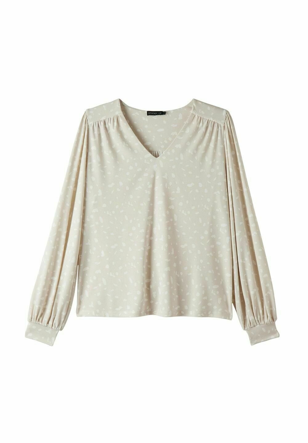

Блуза MADELENE PATTERN STOCKH LM, бежевый