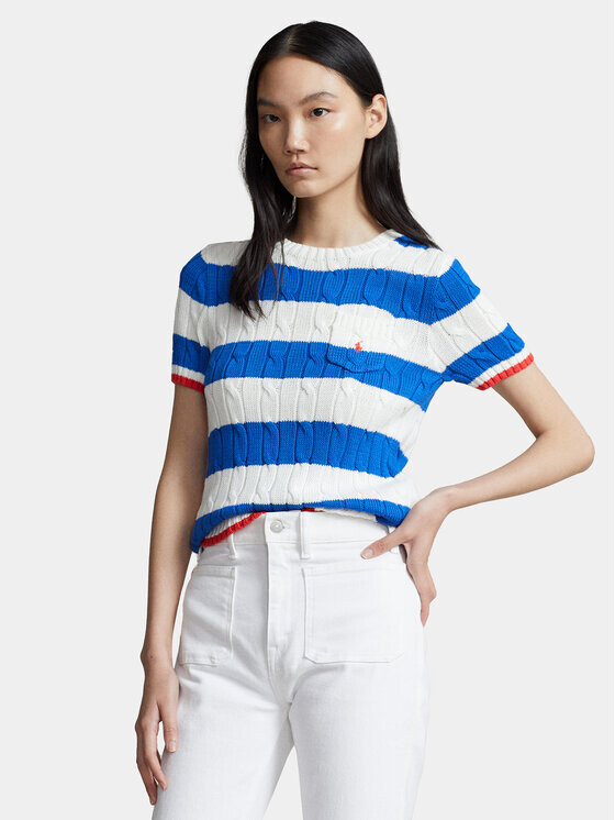 

Облегающий свитер Polo Ralph Lauren, белый