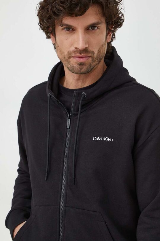 

Хлопковая толстовка Calvin Klein, черный