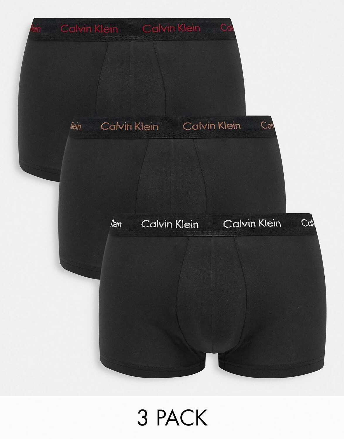 

Черные трусы Calvin Klein с низкой посадкой