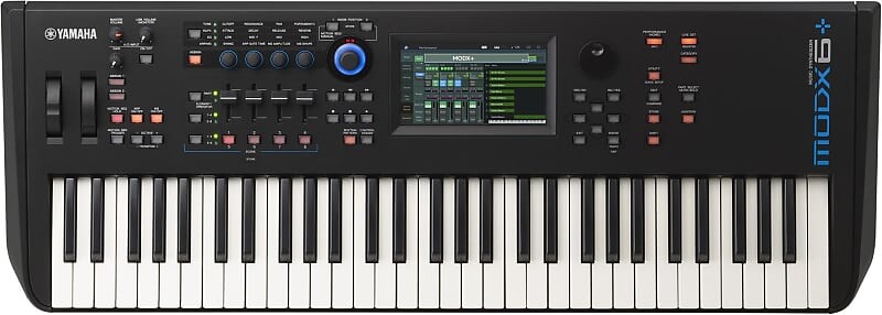 

Полувзвешенный клавишный синтезатор Yamaha MODX6+ 61