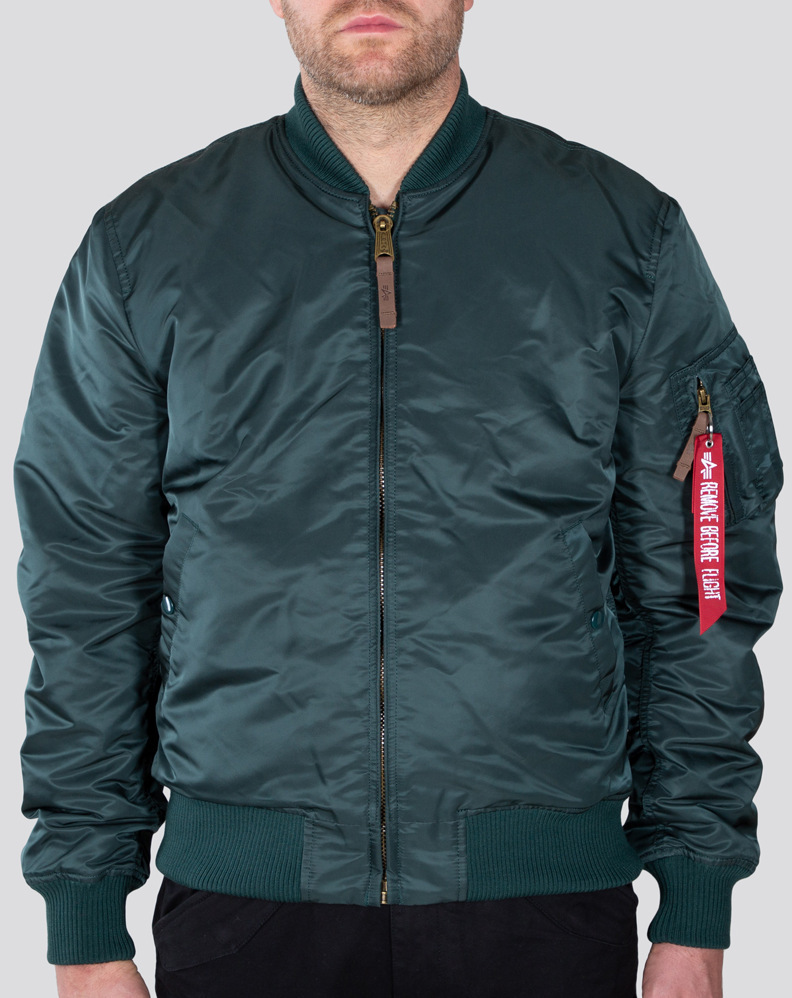 Куртка Alpha Industries MA-1 VF 59, зелено-зеленая