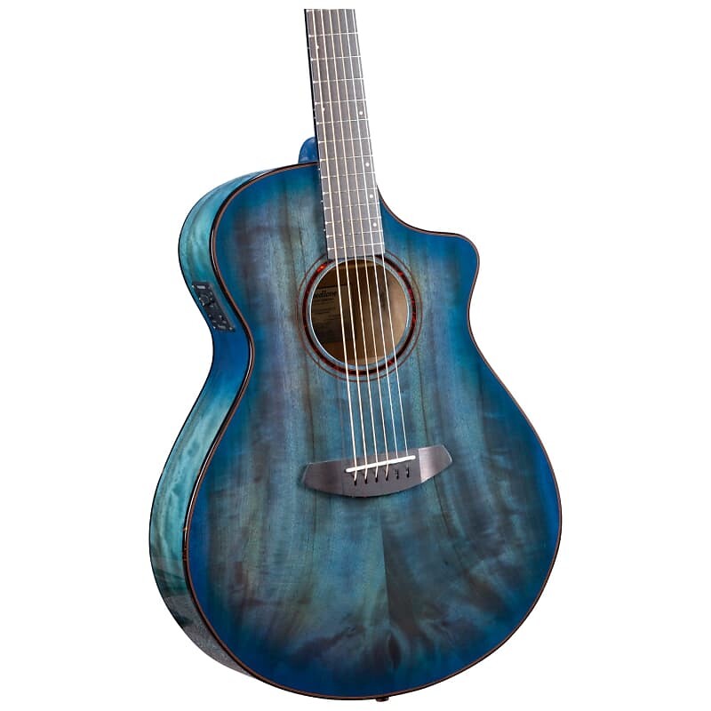 

Электроакустическая гитара Breedlove Pursuit Exotic S Concert CE, голубые глаза PSCN56CEMYMY