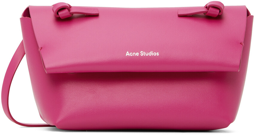 

Розовая мини-сумка с узлом Acne Studios