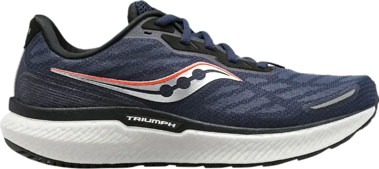 

Кроссовки Saucony Wmns Triumph 19 Navy Silver, синий