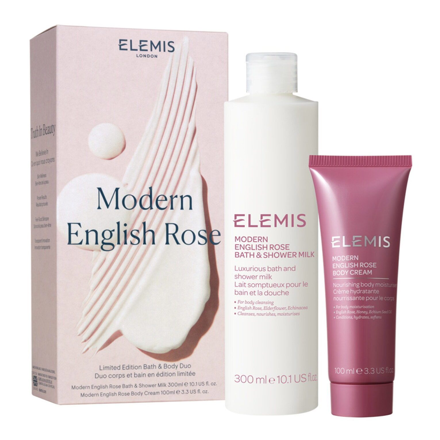 Подарочный набор Elemis Modern English Rose Body, 2 предмета подарочный набор elemis glow starter trio 1 шт