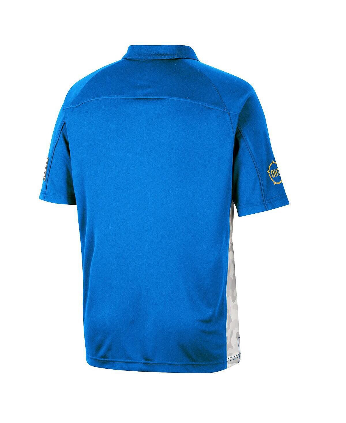 

Мужская синяя рубашка поло ucla bruins oht в стиле милитари appreciation snow camo Colosseum, синий