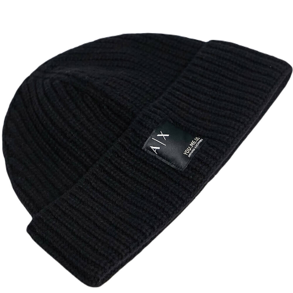 

Шапка Armani Exchange x You Me Us Knit Beanie, черный