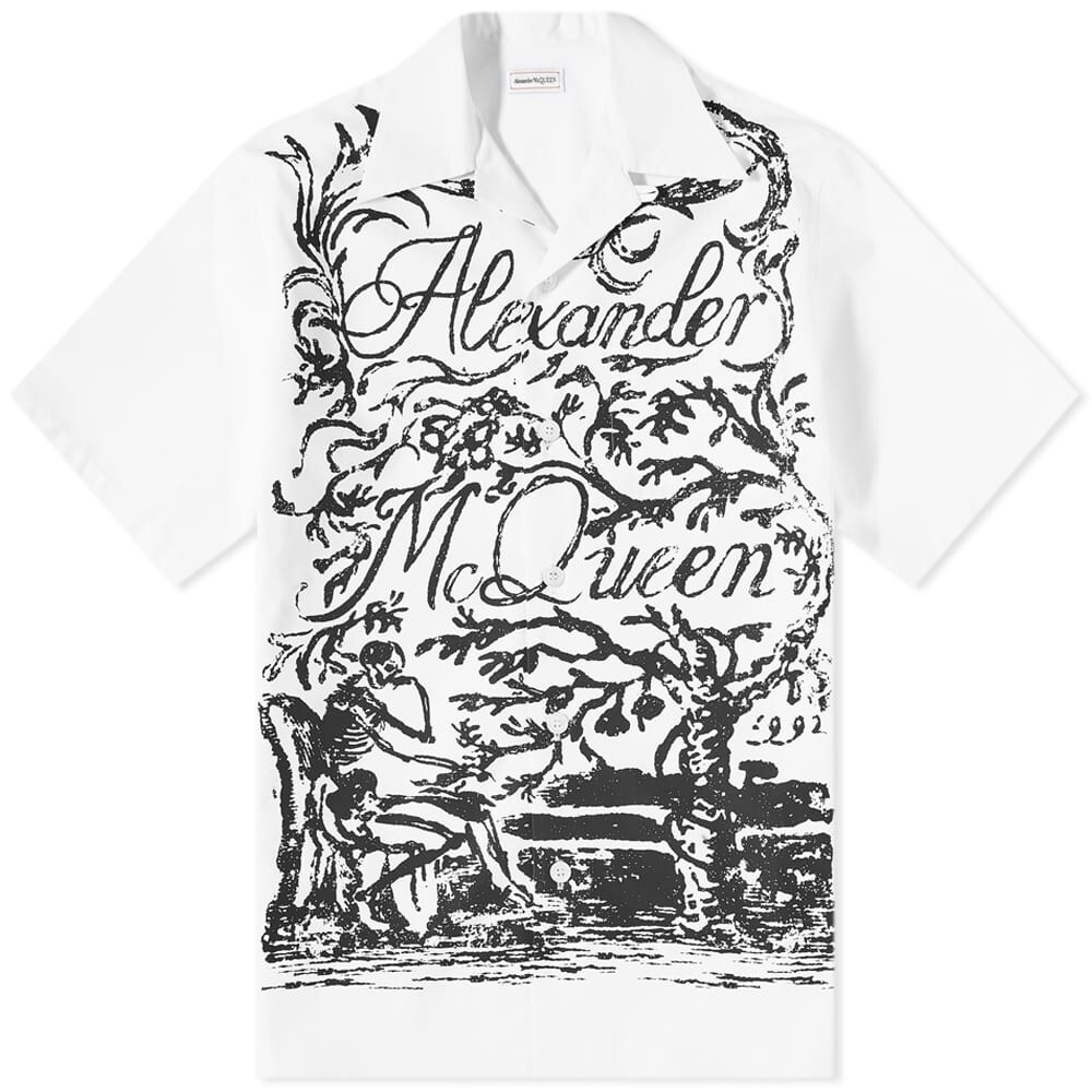 

Рубашка Alexander McQueen Script Logo Vacation Shirt