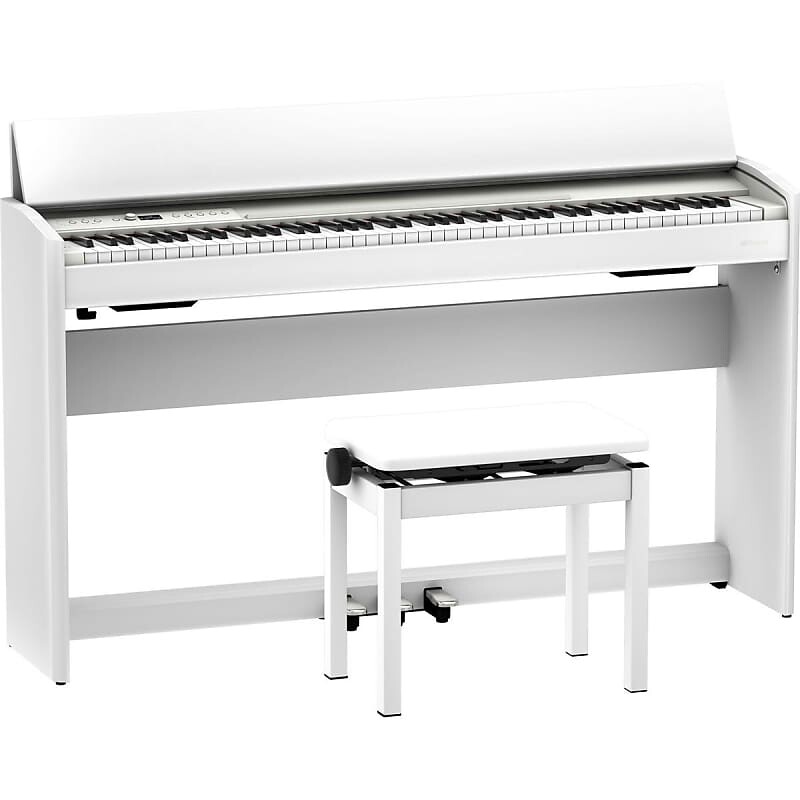 

Цифровое пианино Roland F701 88 клавиш SuperNATURAL Streamlined, белое F701-WH