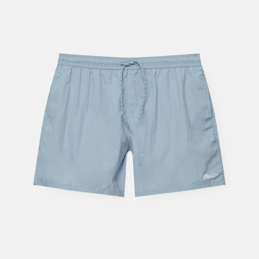 

Шорты для плавания Pull&Bear Basic, голубой