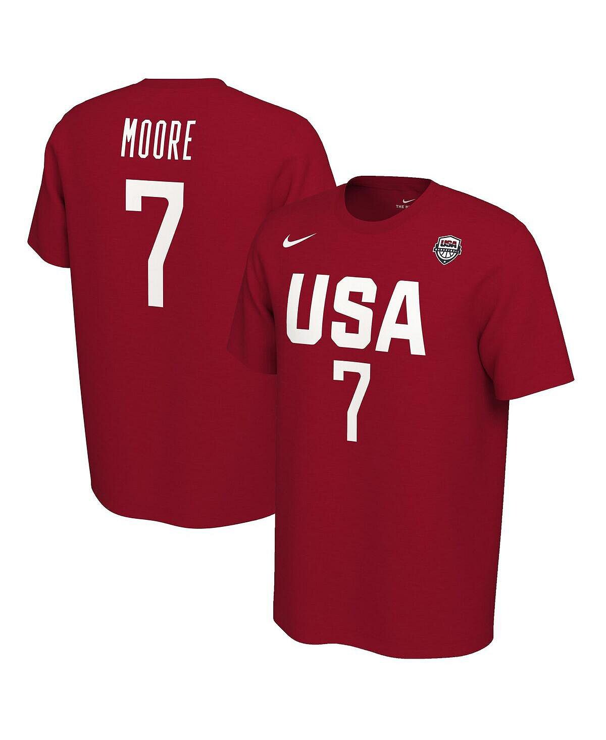 

Мужская футболка maya moore red women basketball name number Nike, красный