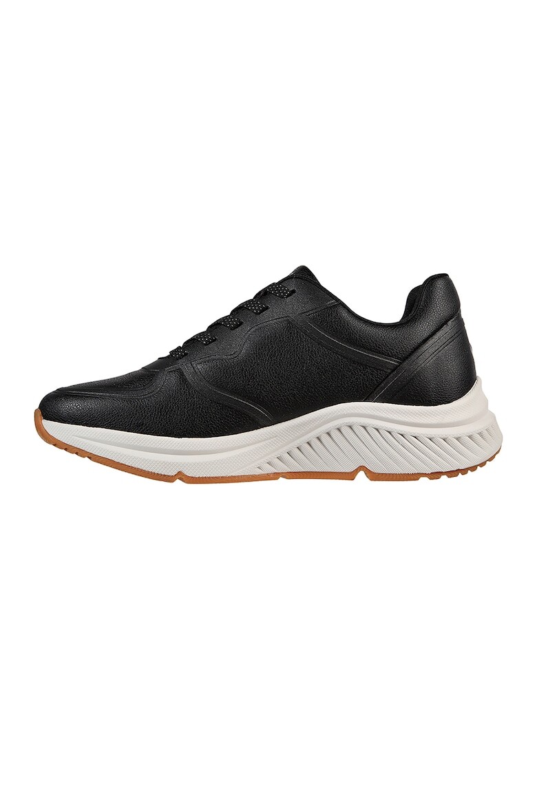 

Спортивные кроссовки S-Miles со скошенной кромкой из экокожи Skechers, черный