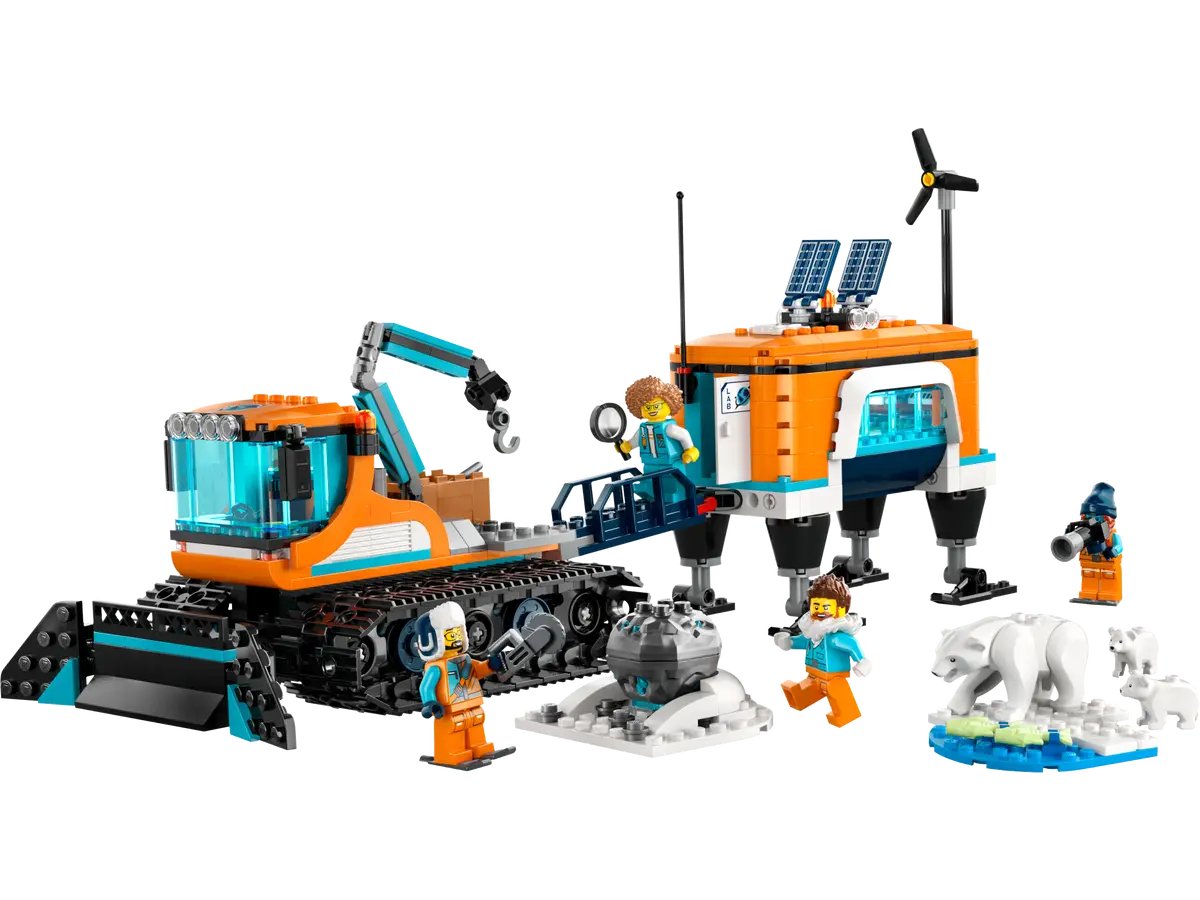 Конструктор Lego City Arctic Explorer Truck And Mobile Lab 60378, 489  деталей