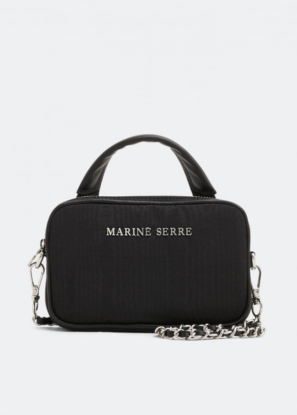 

Сумка MARINE SERRE Mini Madame moire bag, черный