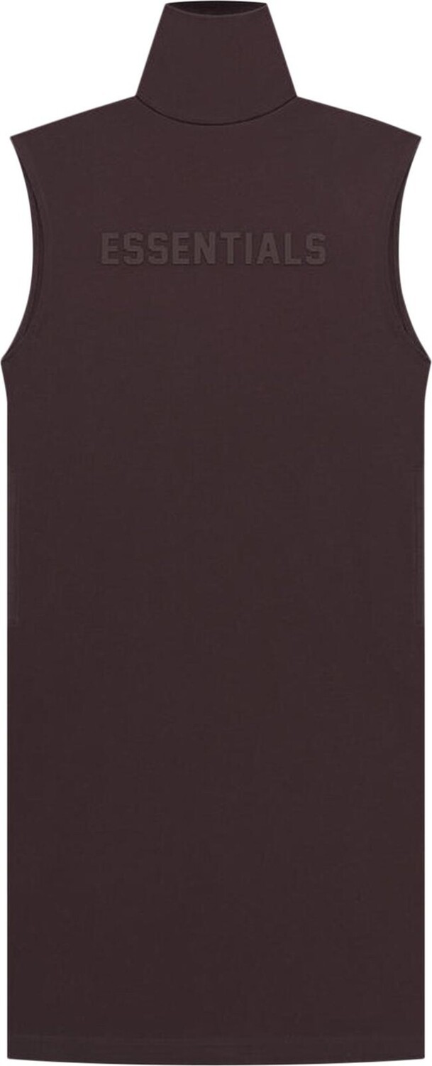 

Футболка Fear of God Essentials Sleeveless T-Shirt Dress Plum, коричневый