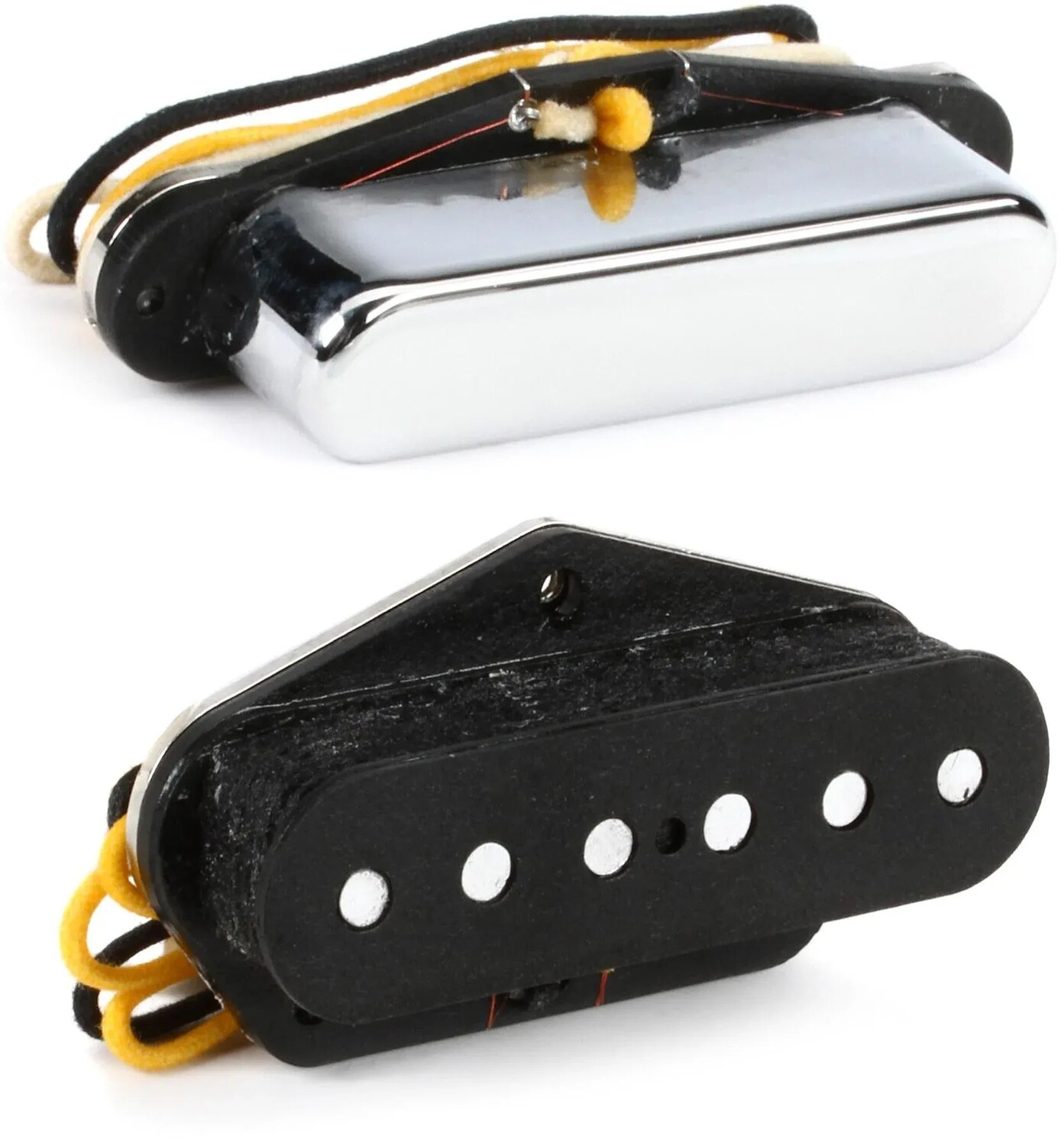 

Mojotone Broadcaster Quiet Coil Telecaster, набор из двух звукоснимателей - хромированная крышка