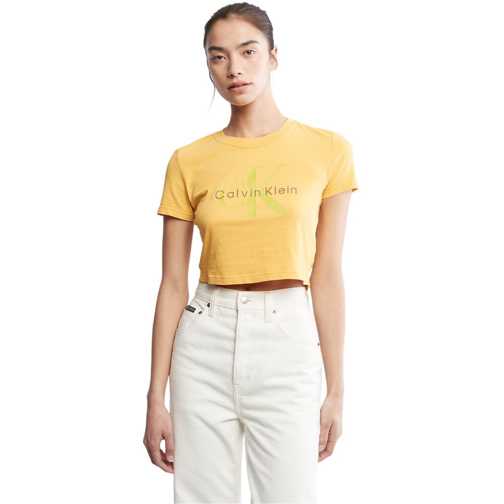 

Футболка Calvin Klein Naturals Tea Dye Baby, желтый