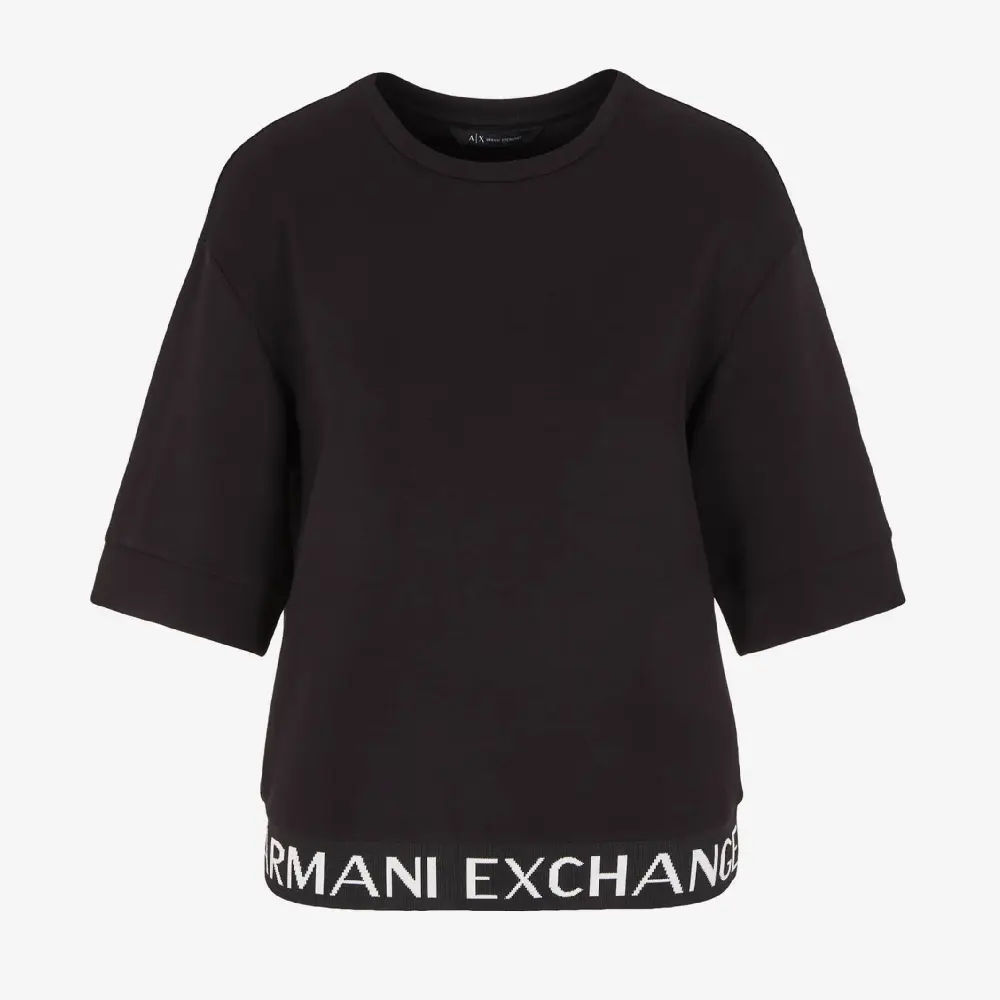 

Свитшот Armani Exchange Hood, черный