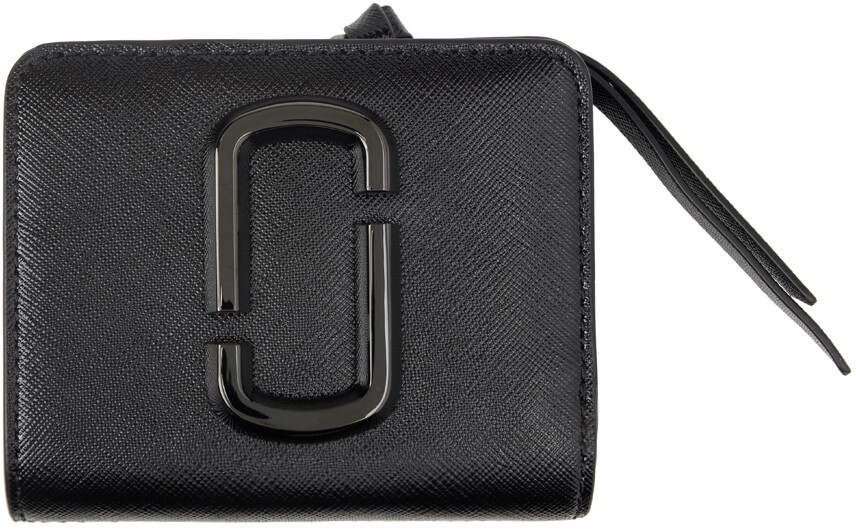 

Черный бумажник The Snapshot Mini Compact Marc Jacobs