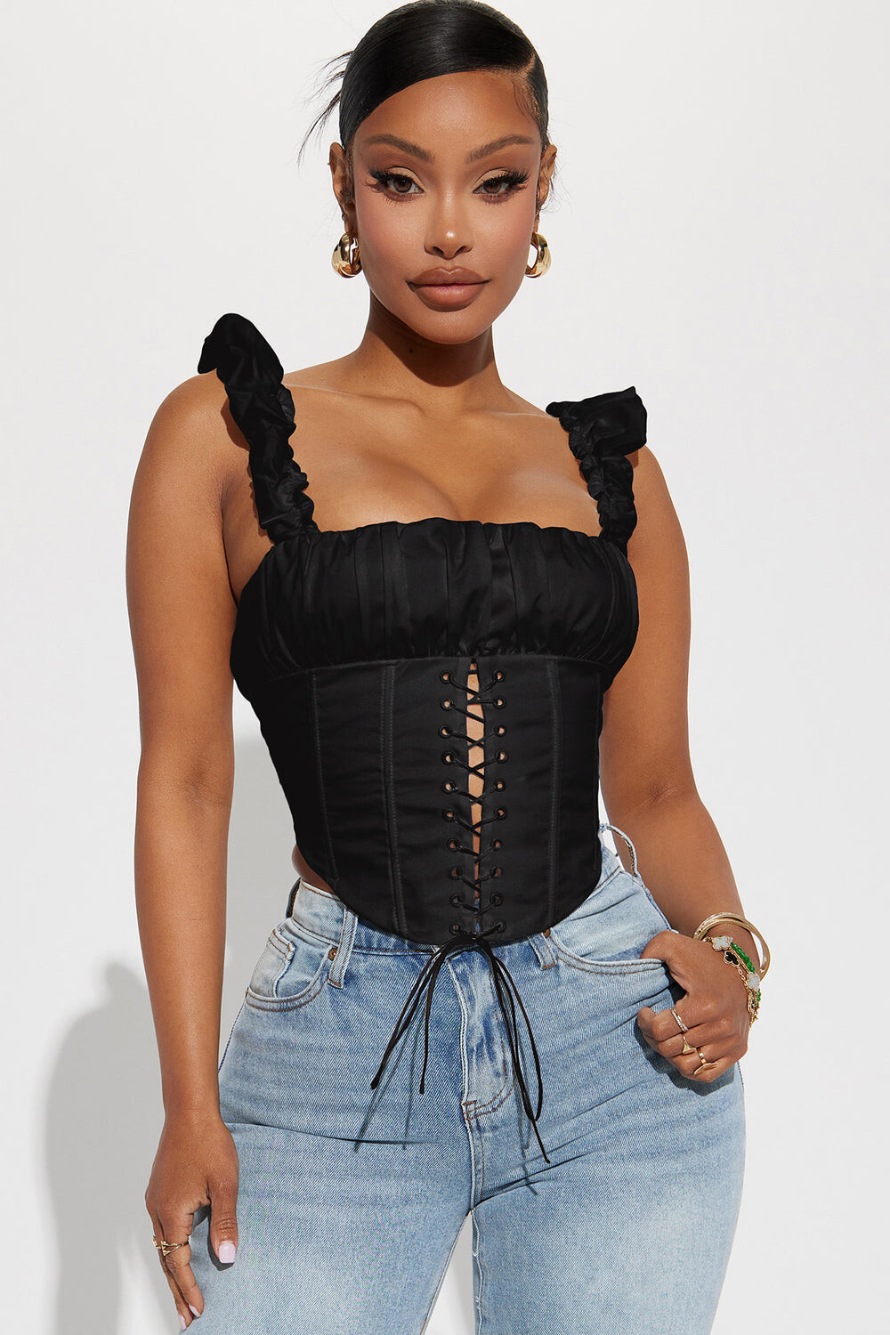 

Топ Fashion Nova GW22C1662, черный
