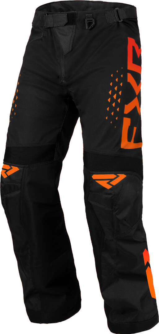 FXR Cold Cross RR Водонепроницаемые брюки для мотокросса, черный/оранжевый