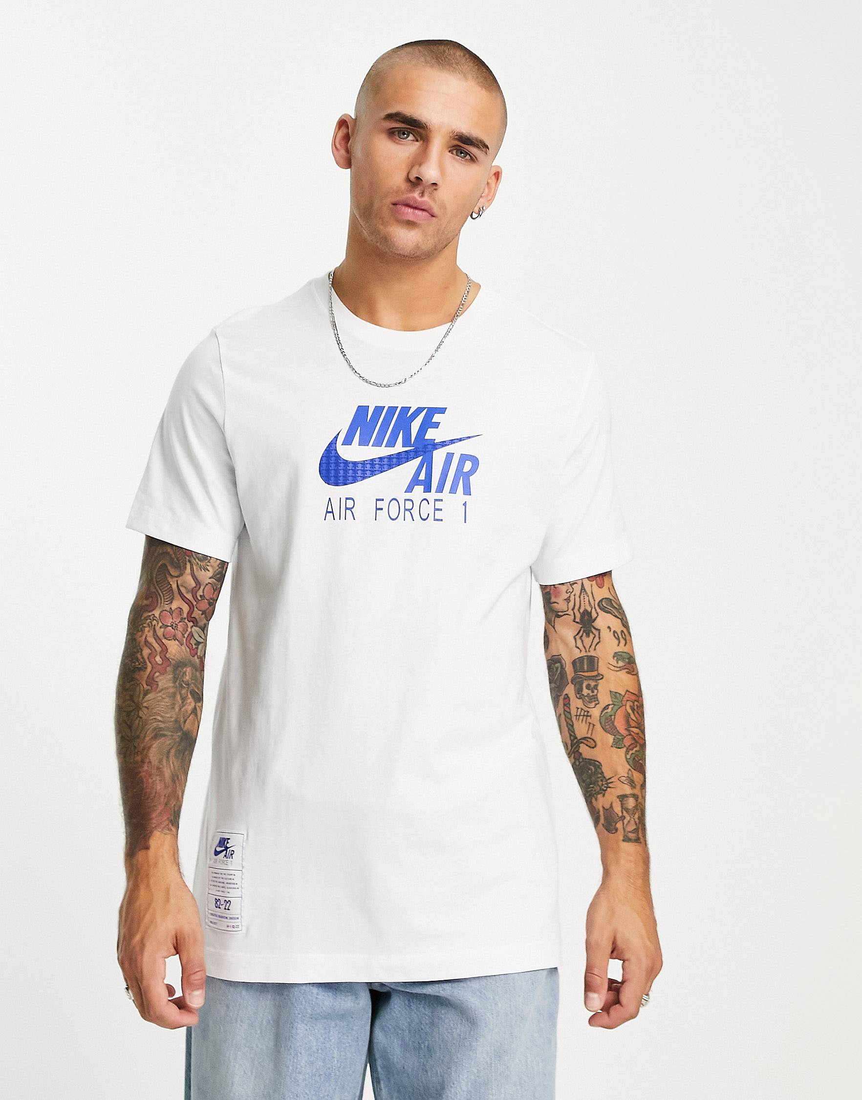 Nike air force sale 1 t shirt white