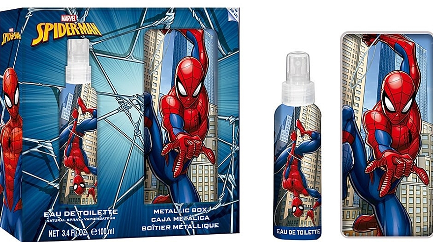 Парфюмерный набор EP Line Marvel Spiderman футболка spiderman go webs go marvel серый
