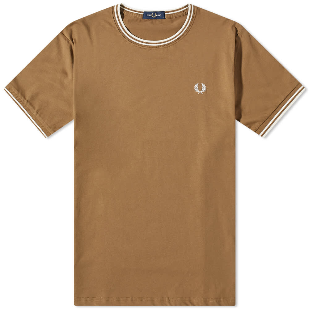 

Футболка Fred Perry Twin Tipped Tee, Коричневый